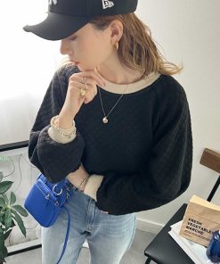 Java 「Java」 長袖カットソー MEDIUM ブラック レディース