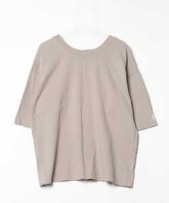 Java 「Java」 7分袖カットソー L グレー レディース